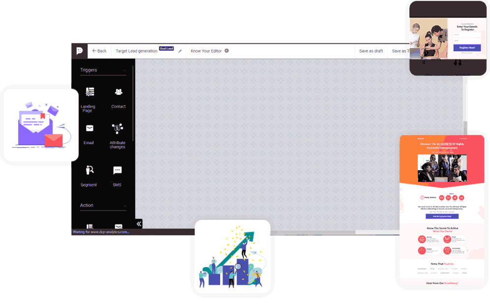 let DotcomPal handle your marketing automations