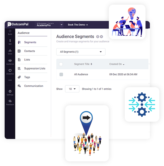 Audience, Apps, Teams & More